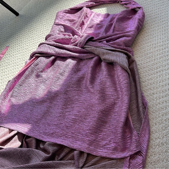 Showpo Strapless Purple Dress - Picture 7 of 12